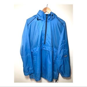 Nike Men’s Vintage Raincoat Blue Pullover Hoodie